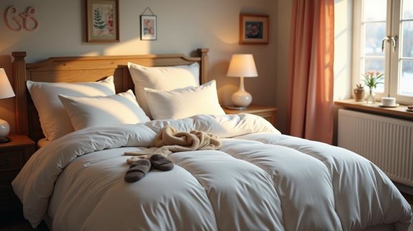 Restez bien au chaud avec une couette hiver adaptée